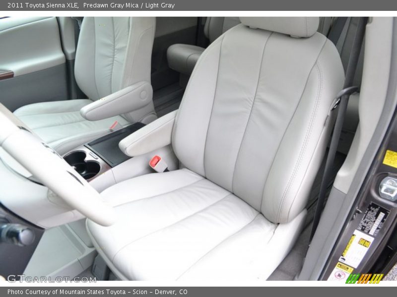 Predawn Gray Mica / Light Gray 2011 Toyota Sienna XLE