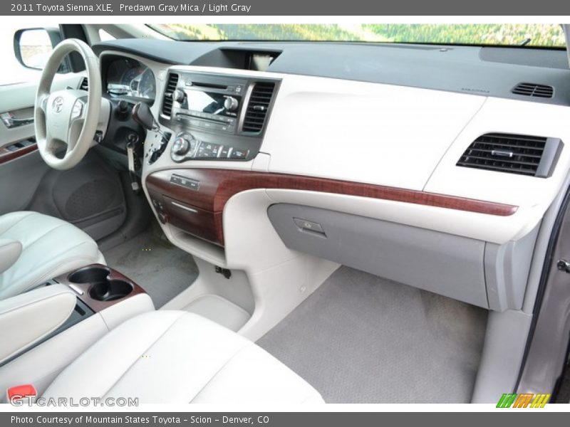 Predawn Gray Mica / Light Gray 2011 Toyota Sienna XLE