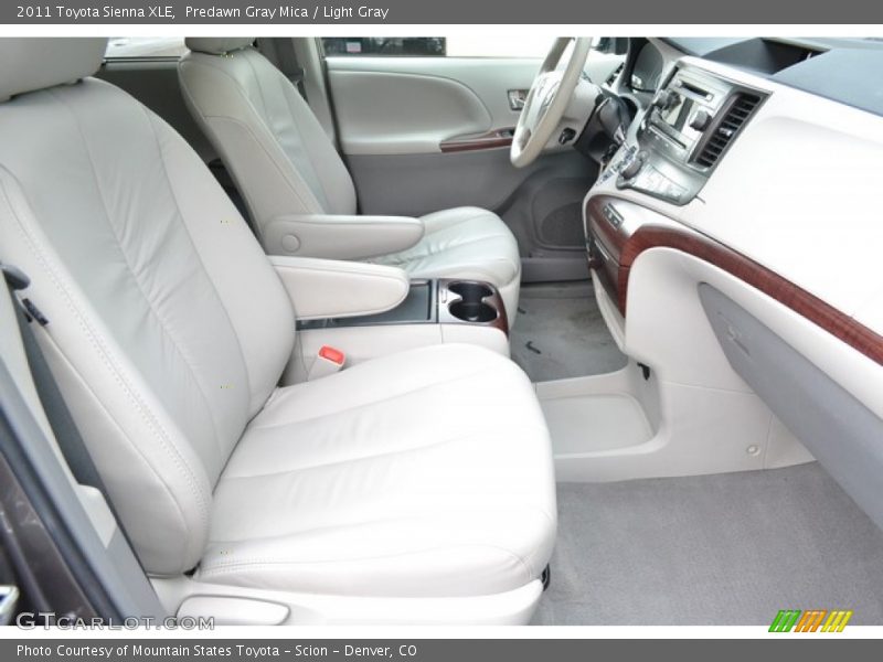 Predawn Gray Mica / Light Gray 2011 Toyota Sienna XLE