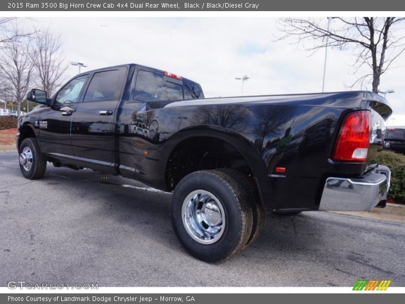  2015 3500 Big Horn Crew Cab 4x4 Dual Rear Wheel Black