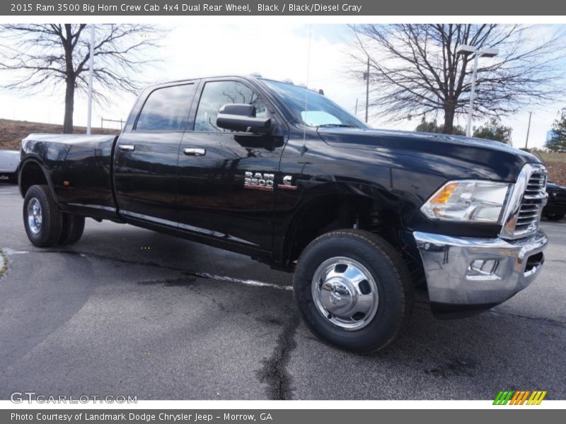  2015 3500 Big Horn Crew Cab 4x4 Dual Rear Wheel Black