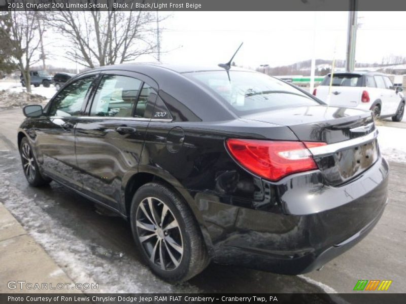 Black / Black/Light Frost Beige 2013 Chrysler 200 Limited Sedan