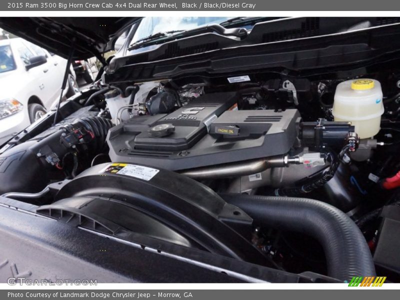 Black / Black/Diesel Gray 2015 Ram 3500 Big Horn Crew Cab 4x4 Dual Rear Wheel