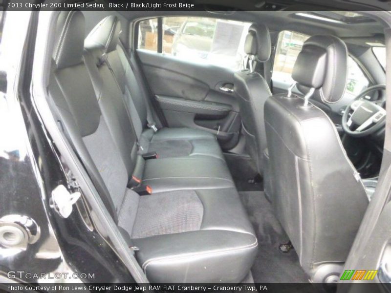 Black / Black/Light Frost Beige 2013 Chrysler 200 Limited Sedan