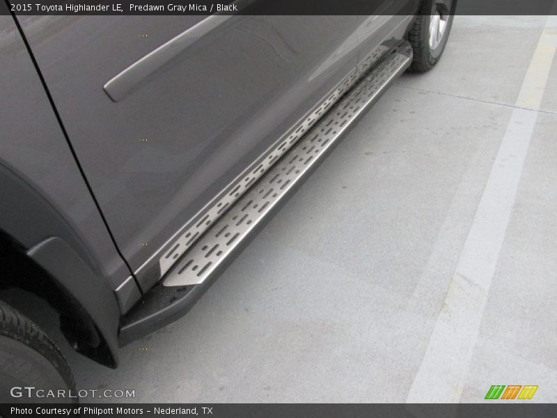 Predawn Gray Mica / Black 2015 Toyota Highlander LE