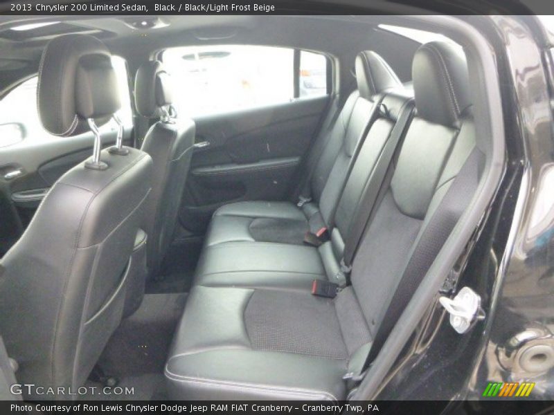 Black / Black/Light Frost Beige 2013 Chrysler 200 Limited Sedan