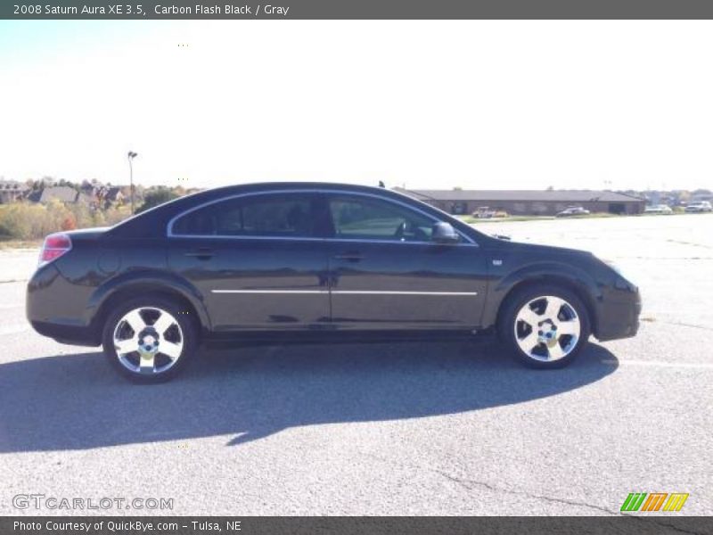 Carbon Flash Black / Gray 2008 Saturn Aura XE 3.5