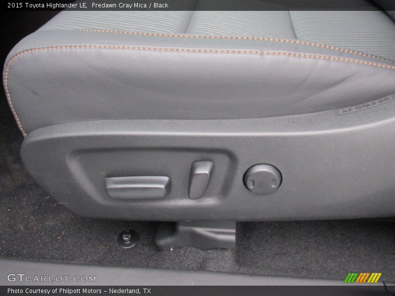 Predawn Gray Mica / Black 2015 Toyota Highlander LE