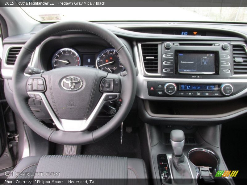 Dashboard of 2015 Highlander LE