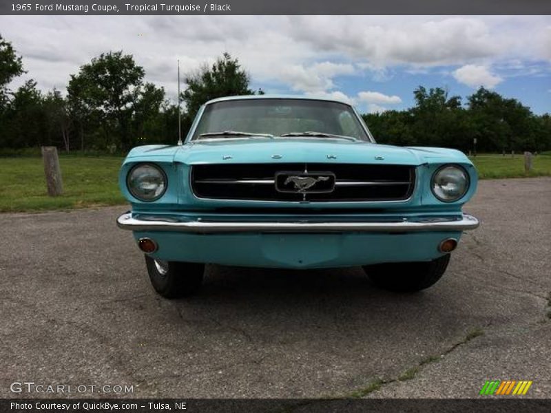 Tropical Turquoise / Black 1965 Ford Mustang Coupe