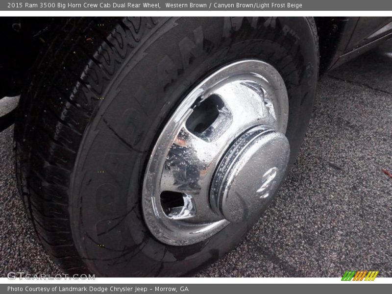Western Brown / Canyon Brown/Light Frost Beige 2015 Ram 3500 Big Horn Crew Cab Dual Rear Wheel