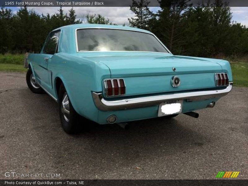 Tropical Turquoise / Black 1965 Ford Mustang Coupe