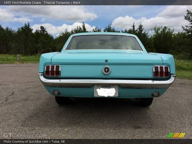 Tropical Turquoise / Black 1965 Ford Mustang Coupe