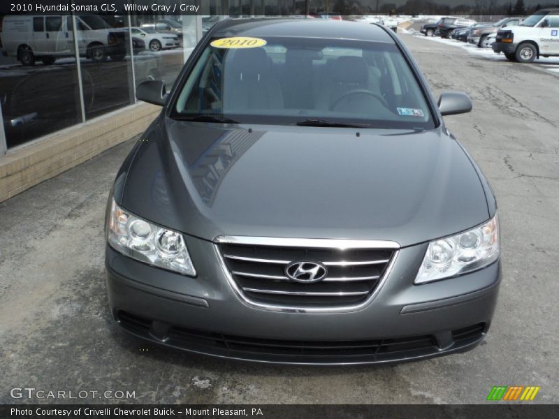Willow Gray / Gray 2010 Hyundai Sonata GLS