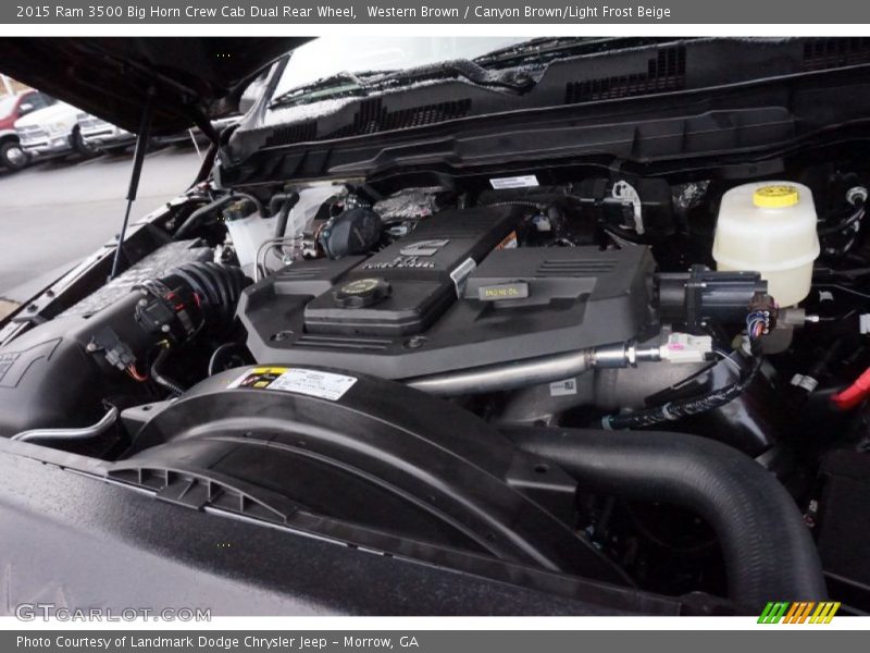 Western Brown / Canyon Brown/Light Frost Beige 2015 Ram 3500 Big Horn Crew Cab Dual Rear Wheel