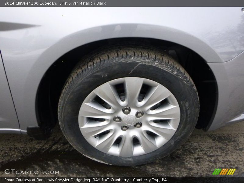 Billet Silver Metallic / Black 2014 Chrysler 200 LX Sedan