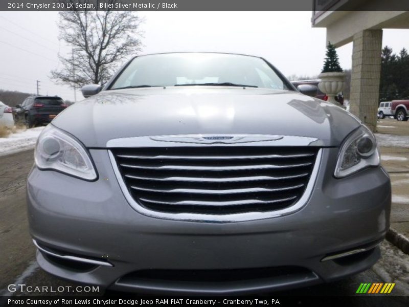 Billet Silver Metallic / Black 2014 Chrysler 200 LX Sedan