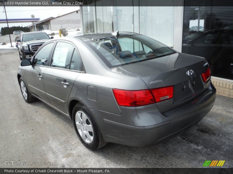 Willow Gray / Gray 2010 Hyundai Sonata GLS