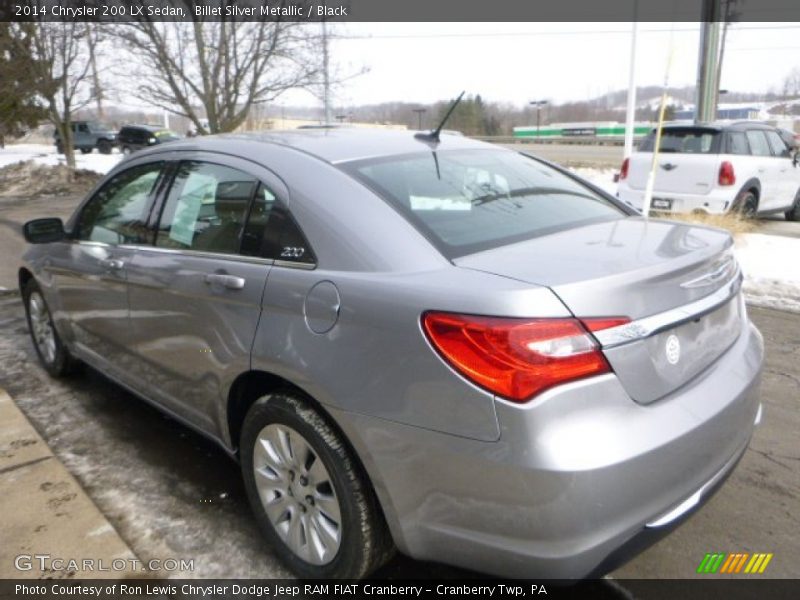 Billet Silver Metallic / Black 2014 Chrysler 200 LX Sedan