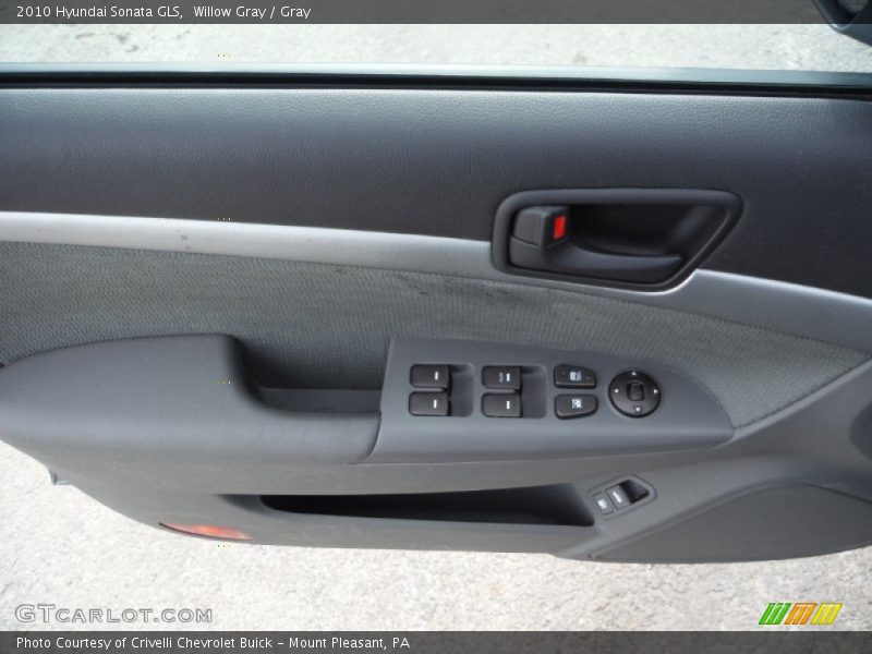 Willow Gray / Gray 2010 Hyundai Sonata GLS