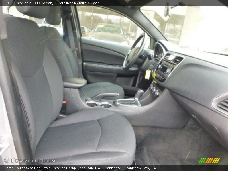 Billet Silver Metallic / Black 2014 Chrysler 200 LX Sedan