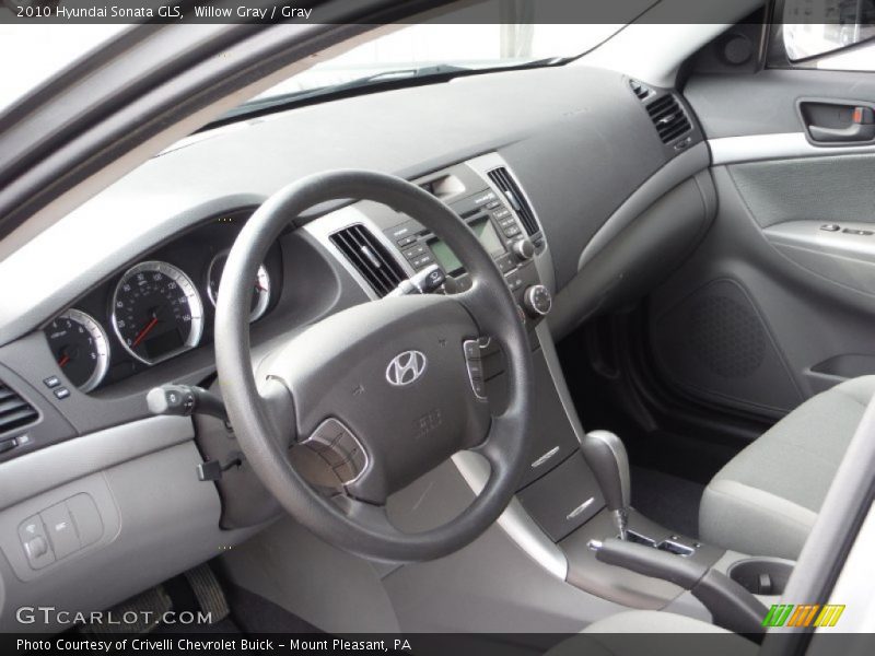 Willow Gray / Gray 2010 Hyundai Sonata GLS