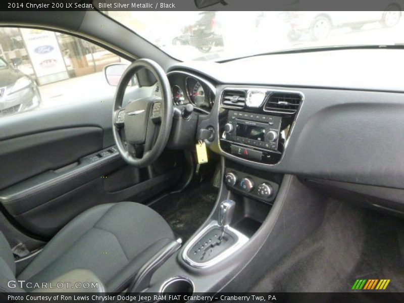 Billet Silver Metallic / Black 2014 Chrysler 200 LX Sedan