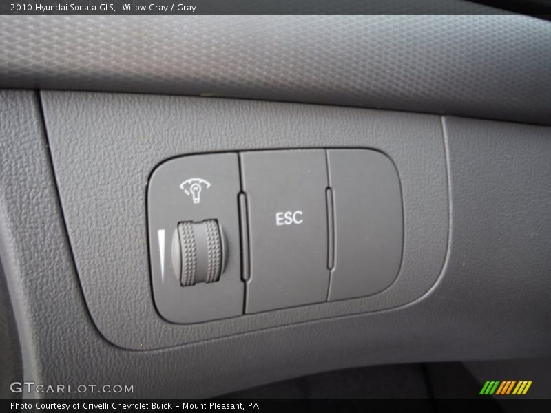 Willow Gray / Gray 2010 Hyundai Sonata GLS
