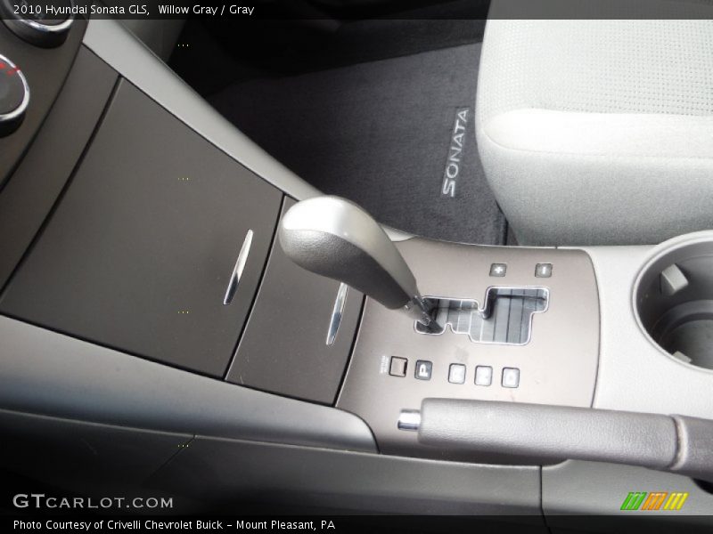 Willow Gray / Gray 2010 Hyundai Sonata GLS