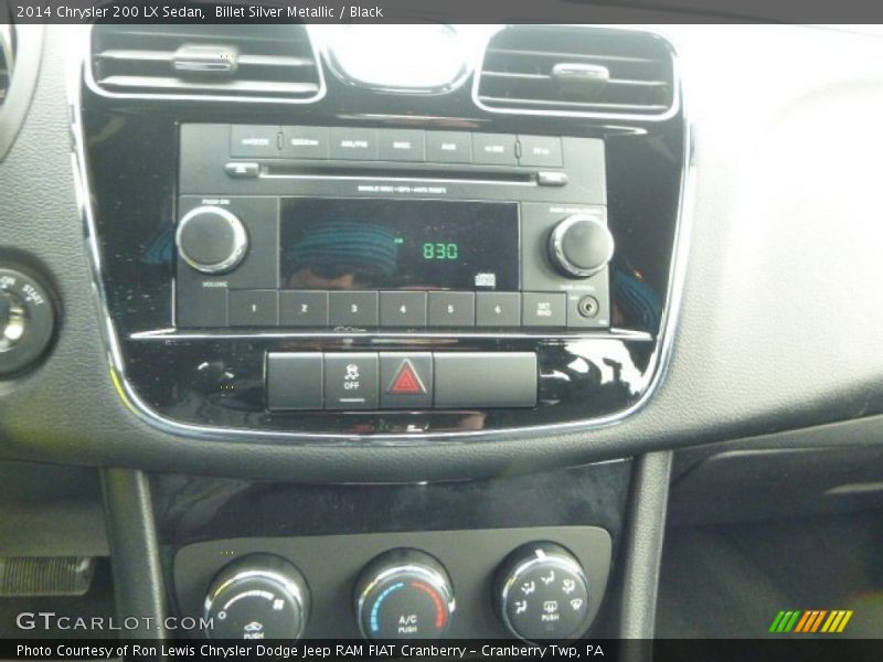 Billet Silver Metallic / Black 2014 Chrysler 200 LX Sedan