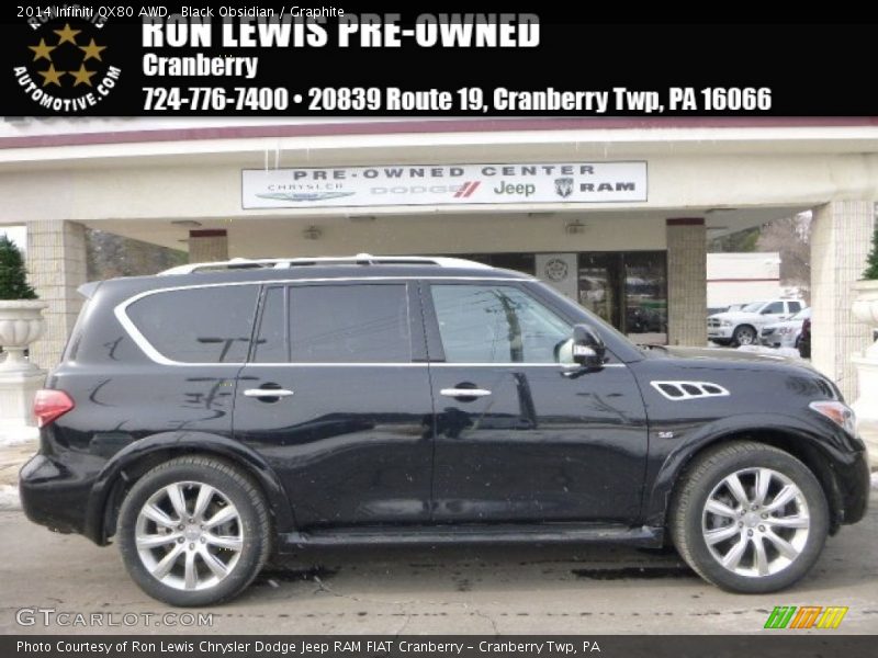 Black Obsidian / Graphite 2014 Infiniti QX80 AWD