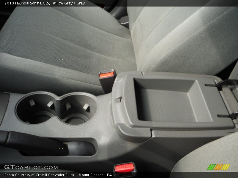 Willow Gray / Gray 2010 Hyundai Sonata GLS
