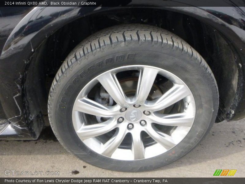 Black Obsidian / Graphite 2014 Infiniti QX80 AWD