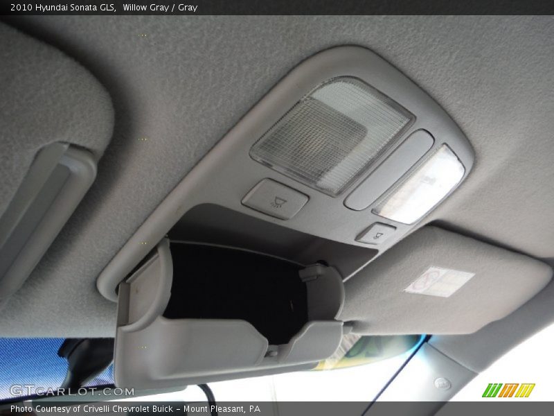 Willow Gray / Gray 2010 Hyundai Sonata GLS