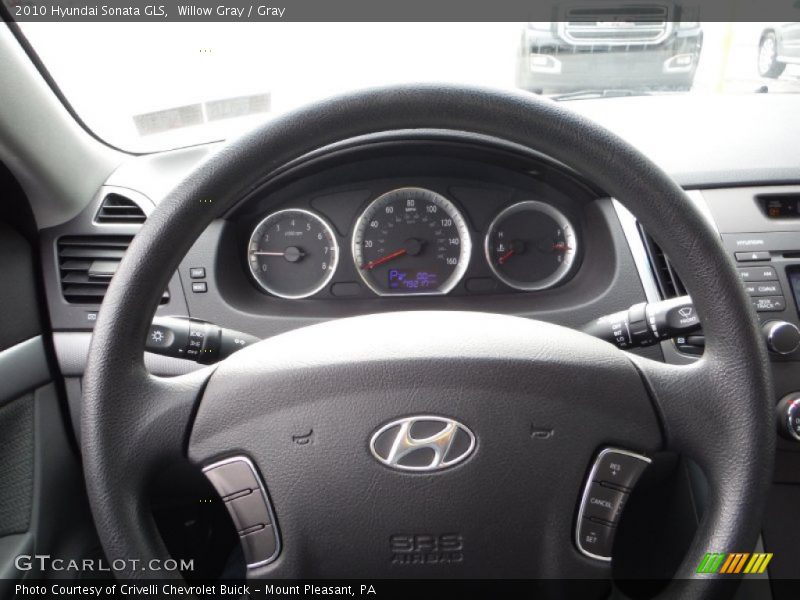 Willow Gray / Gray 2010 Hyundai Sonata GLS
