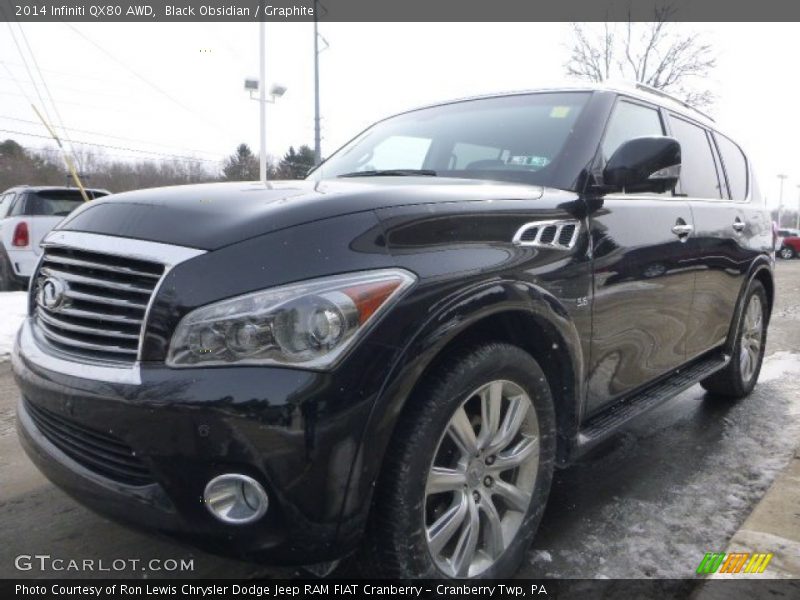 Black Obsidian / Graphite 2014 Infiniti QX80 AWD