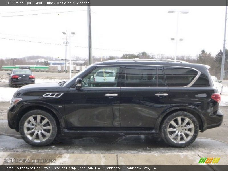 Black Obsidian / Graphite 2014 Infiniti QX80 AWD
