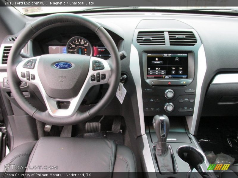 Magnetic / Charcoal Black 2015 Ford Explorer XLT