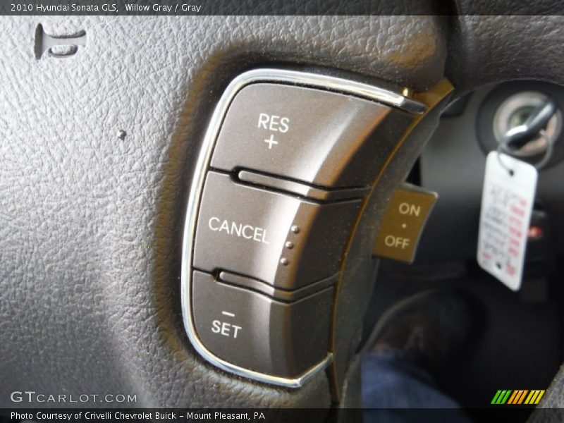 Willow Gray / Gray 2010 Hyundai Sonata GLS