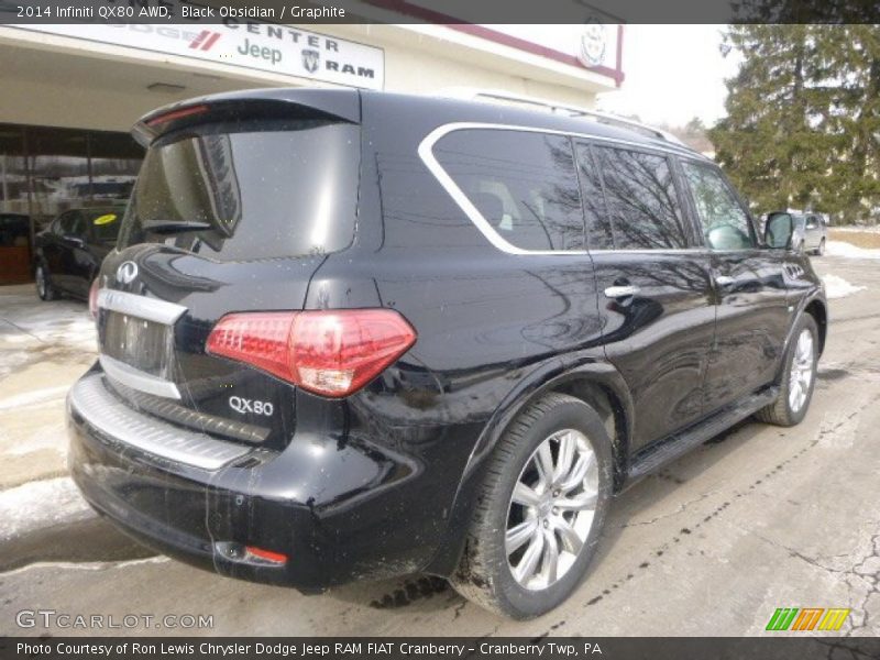 Black Obsidian / Graphite 2014 Infiniti QX80 AWD