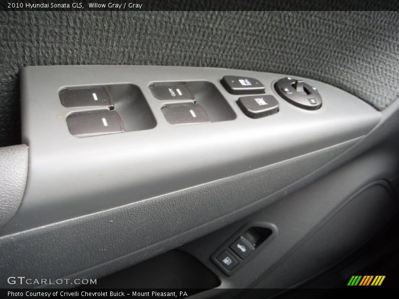 Willow Gray / Gray 2010 Hyundai Sonata GLS