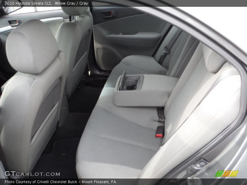 Willow Gray / Gray 2010 Hyundai Sonata GLS