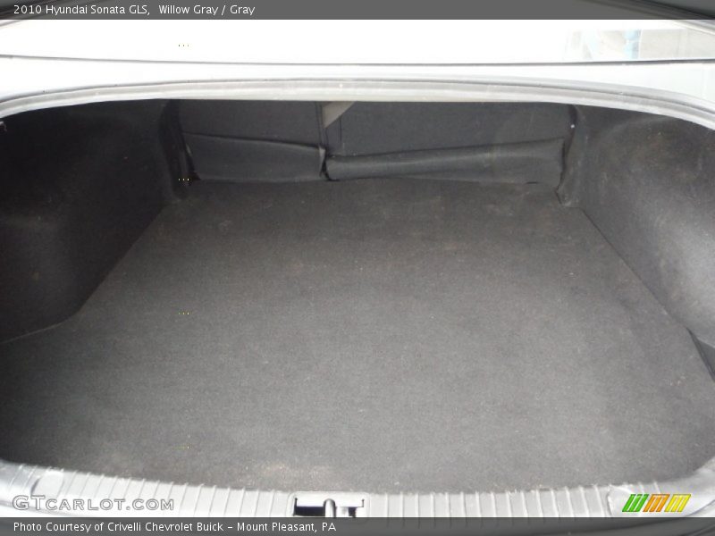 Willow Gray / Gray 2010 Hyundai Sonata GLS