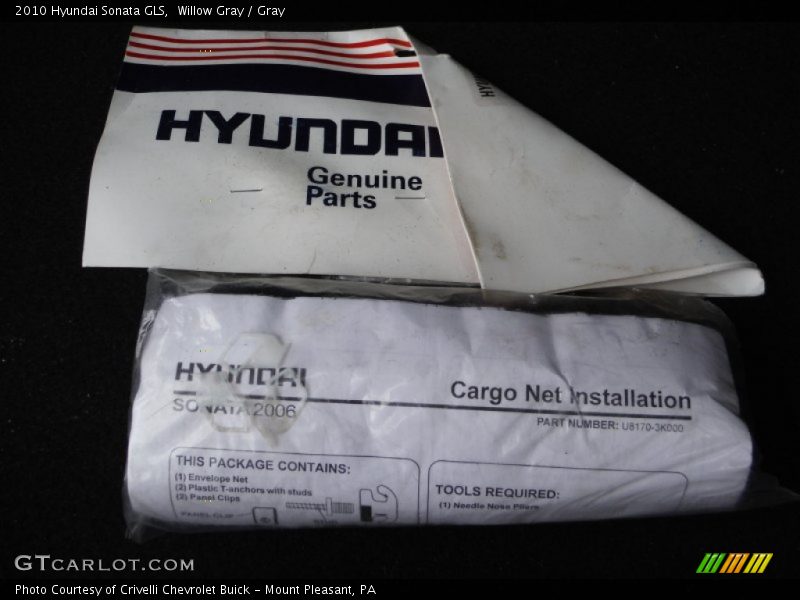 Willow Gray / Gray 2010 Hyundai Sonata GLS