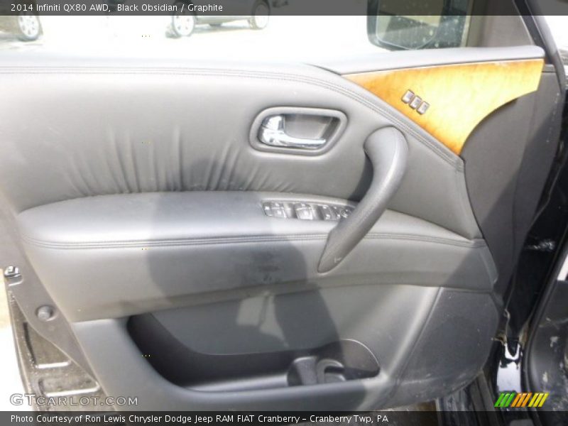 Black Obsidian / Graphite 2014 Infiniti QX80 AWD
