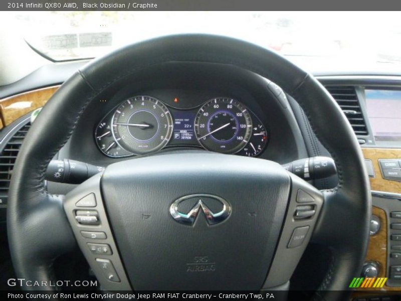 Black Obsidian / Graphite 2014 Infiniti QX80 AWD