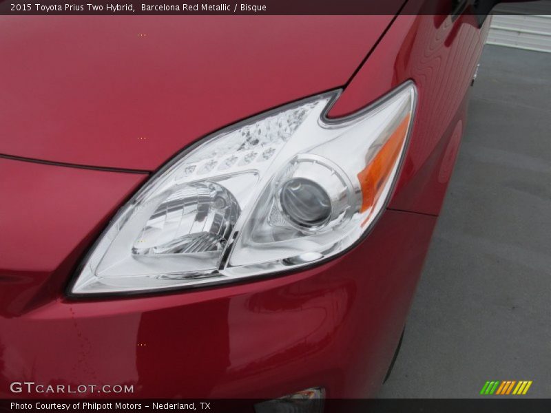 Barcelona Red Metallic / Bisque 2015 Toyota Prius Two Hybrid