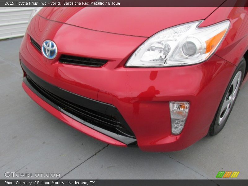Barcelona Red Metallic / Bisque 2015 Toyota Prius Two Hybrid