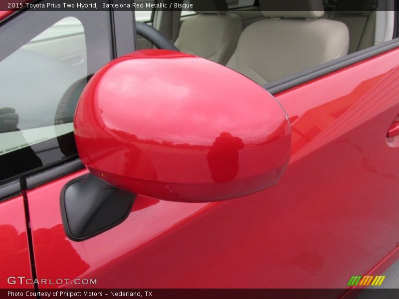Barcelona Red Metallic / Bisque 2015 Toyota Prius Two Hybrid