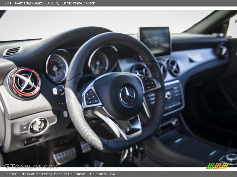 Cirrus White / Black 2015 Mercedes-Benz CLA 250